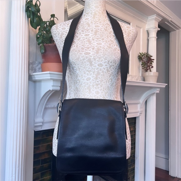 Coach Bags Vintage Coach 9335 Black Leather Legacy Studio Flap